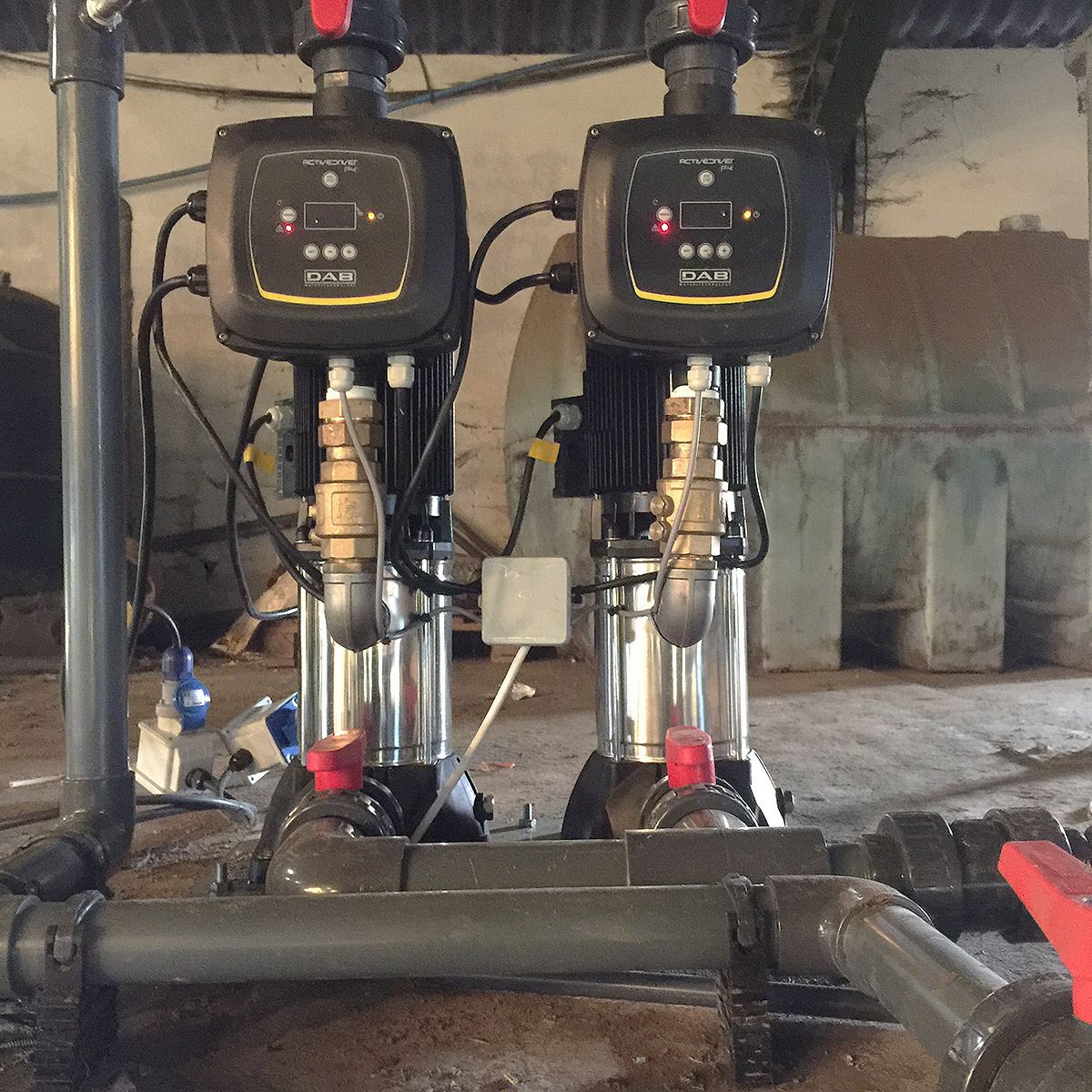 Booster pump controls