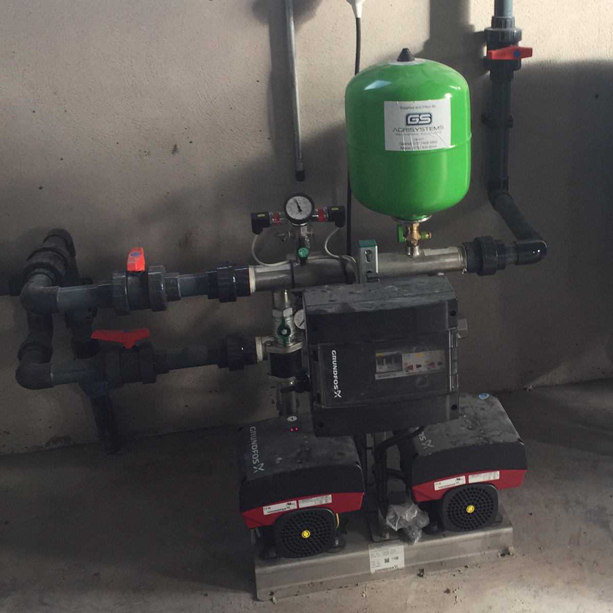 Grundfos booster pumps