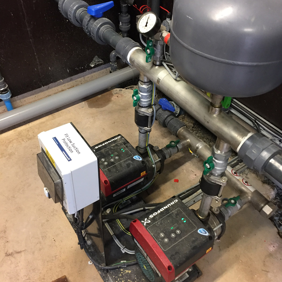 Grundfos booster pumps