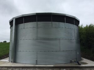 Exrernal water storage tank